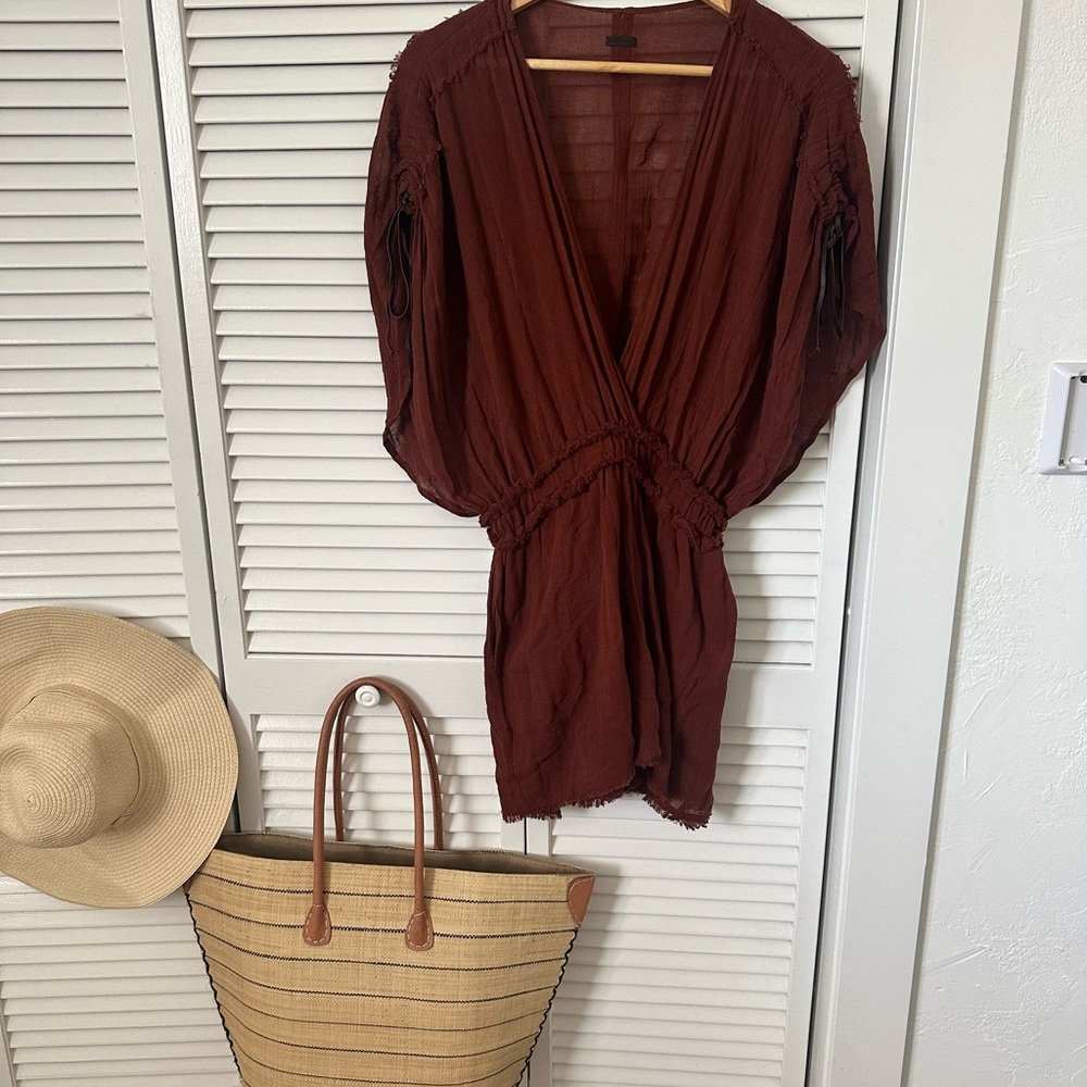 Caravana rust colored romper